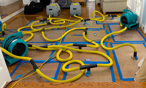 Professional Storm Water Damage Restoration technician working in North Bend, WA